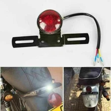 Unicersal Motorcycle Rear Tail Brake Stop Light For Harley Chopper Bobber SU