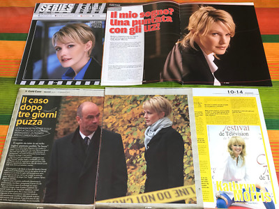 COLD CASE 19 CLIPPINGS BERICHTE SAMMLUNG Kathryn Morris
