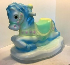 Vintage Flexible Flyer Carousel Rocking Horse Ride On Toy Made in USA