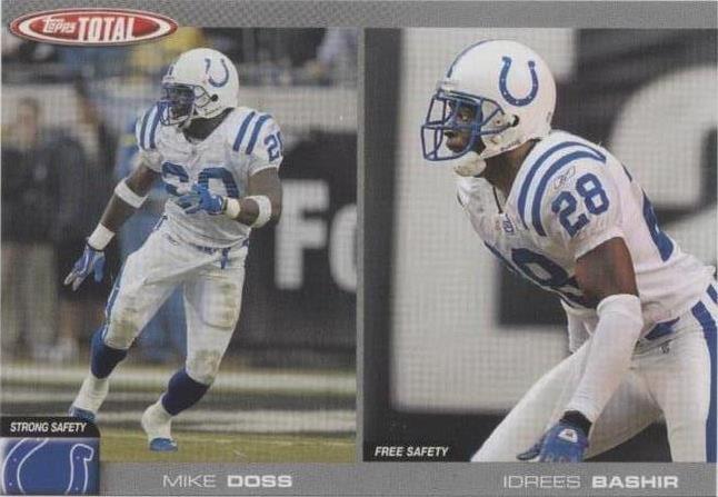 2004 Topps Total Idrees Bashir Mike Doss #258 - 1 of 2