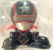 Vtg Tech Deck Dude Crash Sealed Figure 2" 2001 Magnetic Black Shoes Red Cape