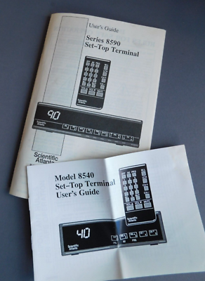 1988 User's Guide: Set-Top Terminal box Series 8590 - how to use