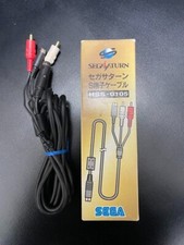 Sega Saturn S Video Cable Official with Box HSS-0105 SS Tested Japan Used Game
