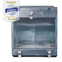 Futterautomat Mit 2 Fressstellen FüR Kaninchen - Nager - Ohne Deckel 2,5 Kg