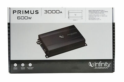 Infinity Primus 3000A Mono Subwoofer Amplifier 300 Watt RMS Class D Amp 600w Max