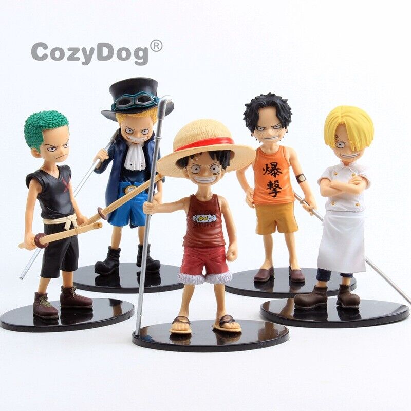 simyron Cartoon Figurines Luffy Action Figures Modell Cake Toppers