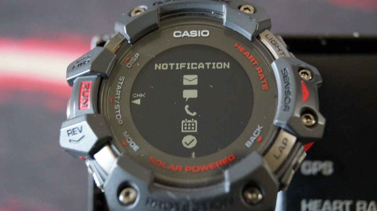 Casio G-Shock GBD-H1000-8 Quartz Watch 3475 54mm Grey Red