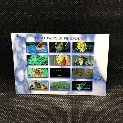 Ending #057 FINAL FANTASY 7 Ⅶ Art Museum SQUARE Card japanese F/S