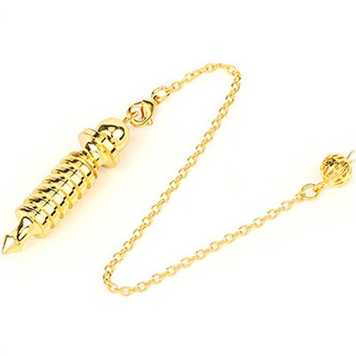 Schrauben Sie Shape Pendule Divination Dowing Heilung Metall Reiki Pendel - Bild 14 von 16