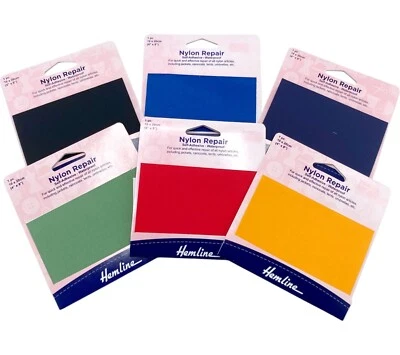 Waterproof Repair Patches Hemline Nylon Self Adhesive Mending Coats Tents Bags