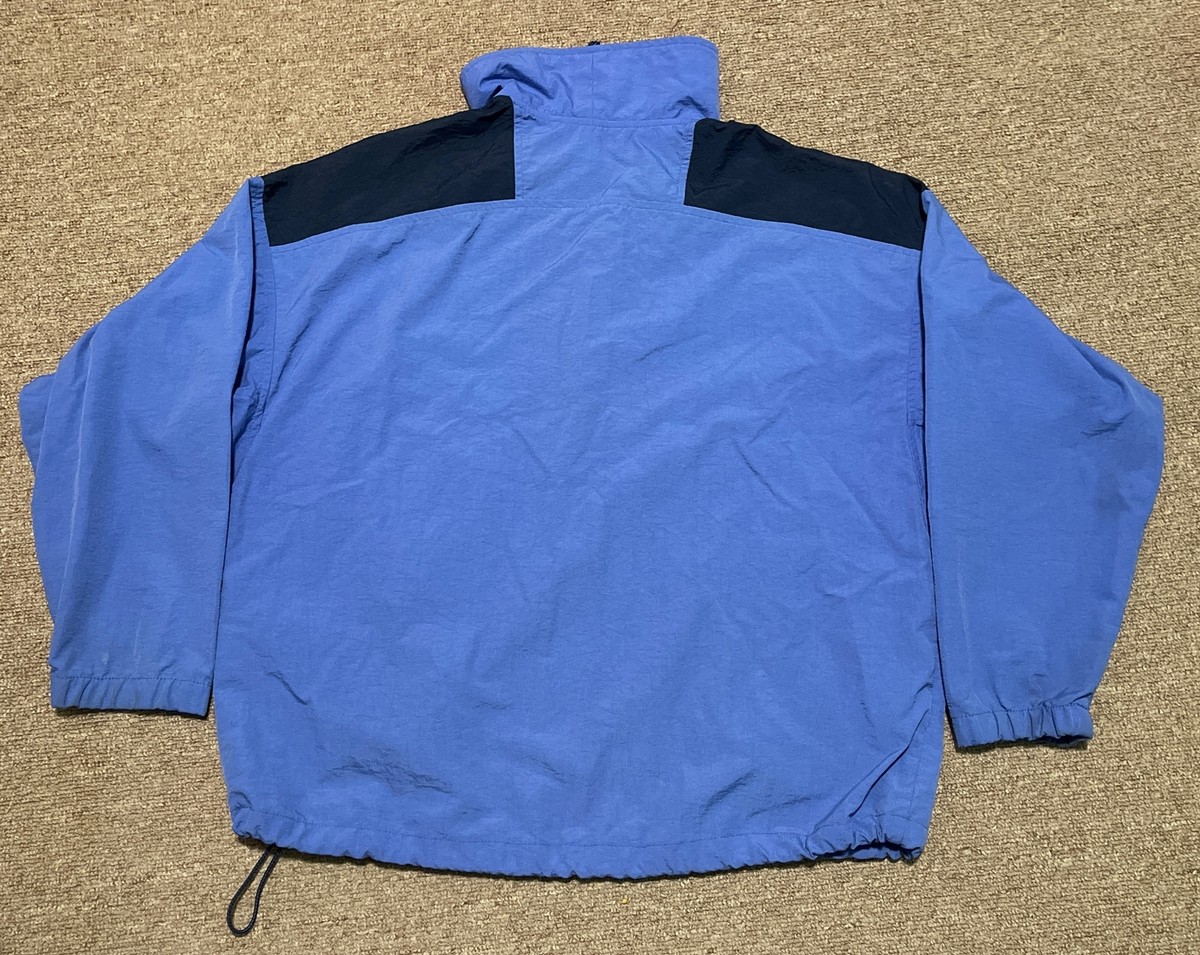 90s OLD Columbia heavy weight スウィングトップ Vintage 90s Women's Large Columbia Pullover 1/2 Zip Windbreaker