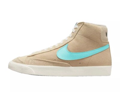 NEW Nike Blazer Mid 77 Desert Ore Sail Black Light Aqua FJ4414 200 Men Size 8