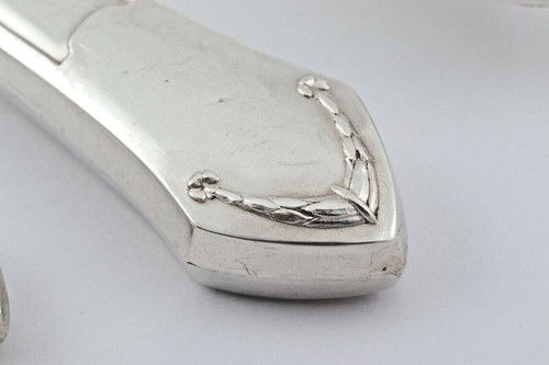 Posate da portata Art Nouveau argento 800 V. Silberwarenfabrik Düsseldorf 237 g 170 - Foto 6 di 8