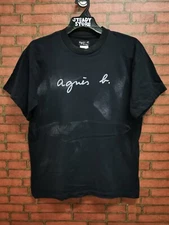 VINTAGE AGNES B HOMME MEN PARIS SPELL OUT OVER SIZE T SHIRT S -NOT APC 45RPM