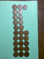 1930PD-1939PDS  26 LINCOLN WHEAT CENTS, near complete 30's set! except for 31-S
