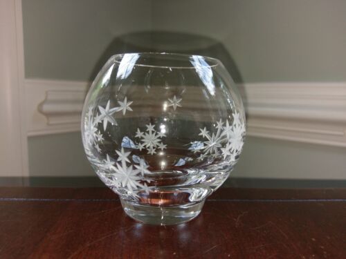 Marquis by Waterford Snowflake Votive Candle Holder Crystal Winterfest 114548 - Picture 3 of 12