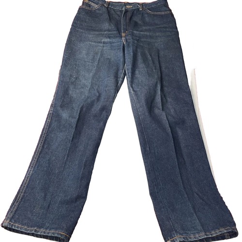 SCHICKE H.I.S. Blue Jeans 34/32 High Rise Straight 70er Goldstich 80s Mom Straight - Bild 4 von 10