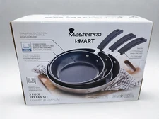 Masterpro 3 smart 3 piece fry pan set