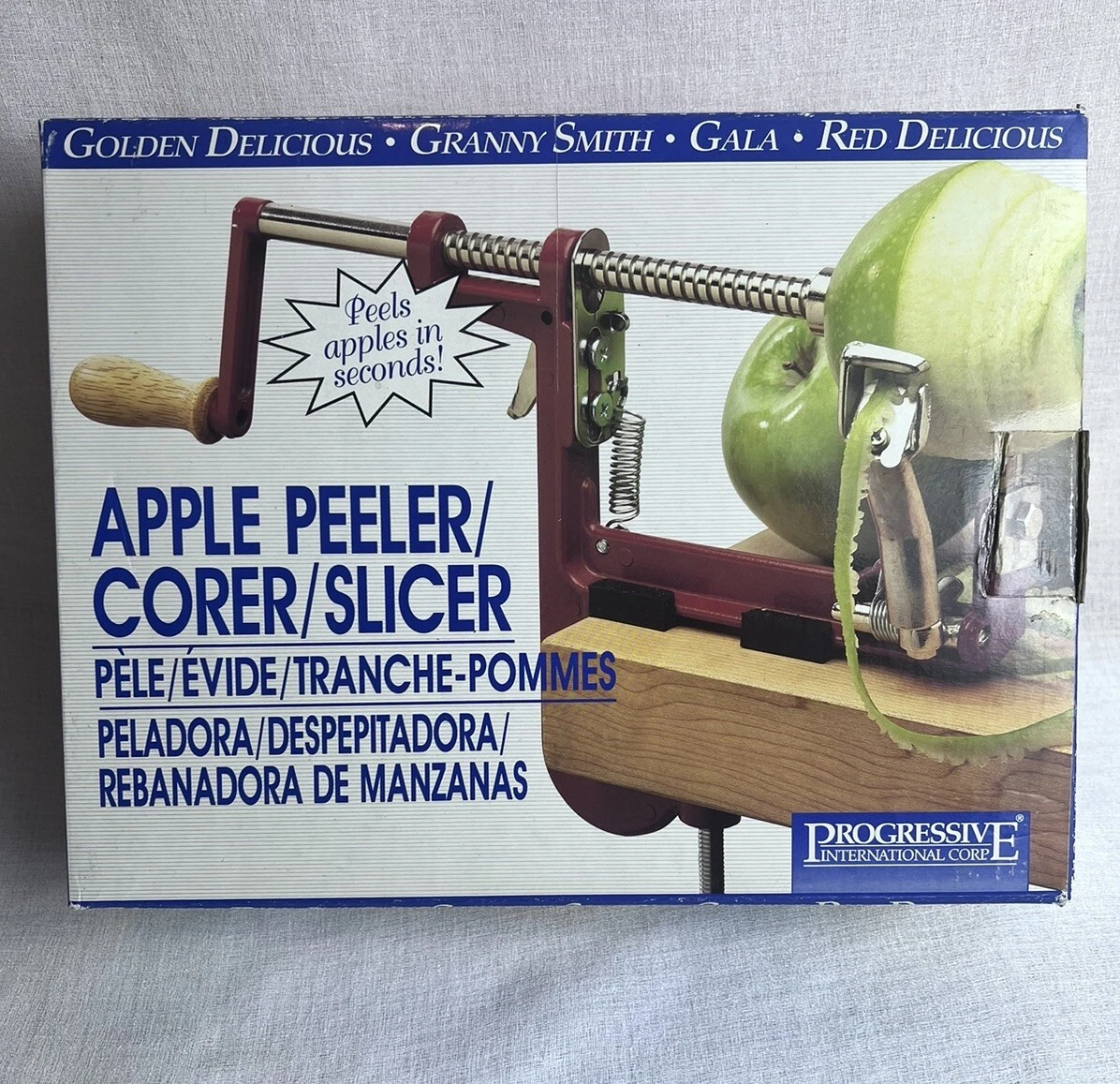 Vintage Progressive International Corp 1993 Apple Peeler Corer Slicer GAPC240