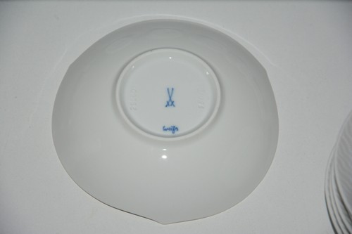 Meissen Wellenspiel Mokka Service Design Sabine Wachs Tasse Teller Espresso - Bild 7 von 12