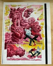 AMAZING SPIDER-MAN #24 ART original comic COLOR GUIDE SPLASH INFECTION 2000