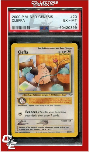 Cleffa (Unlimited) graded PSA 6 for sale on eBay