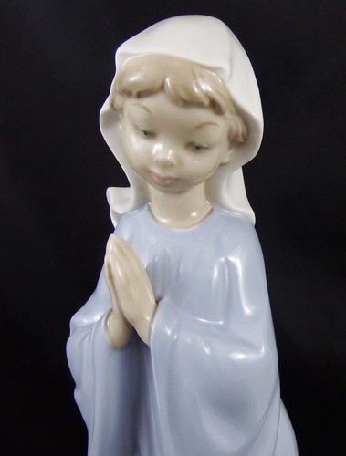 Lovely Lladro Nao Figure Girl Praying 0298 - Picture 2 of 7