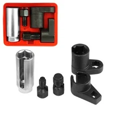 5Pc Auto Oxygen Sensor Thread Chaser Socket Vacuum Tool Remover Installer Set