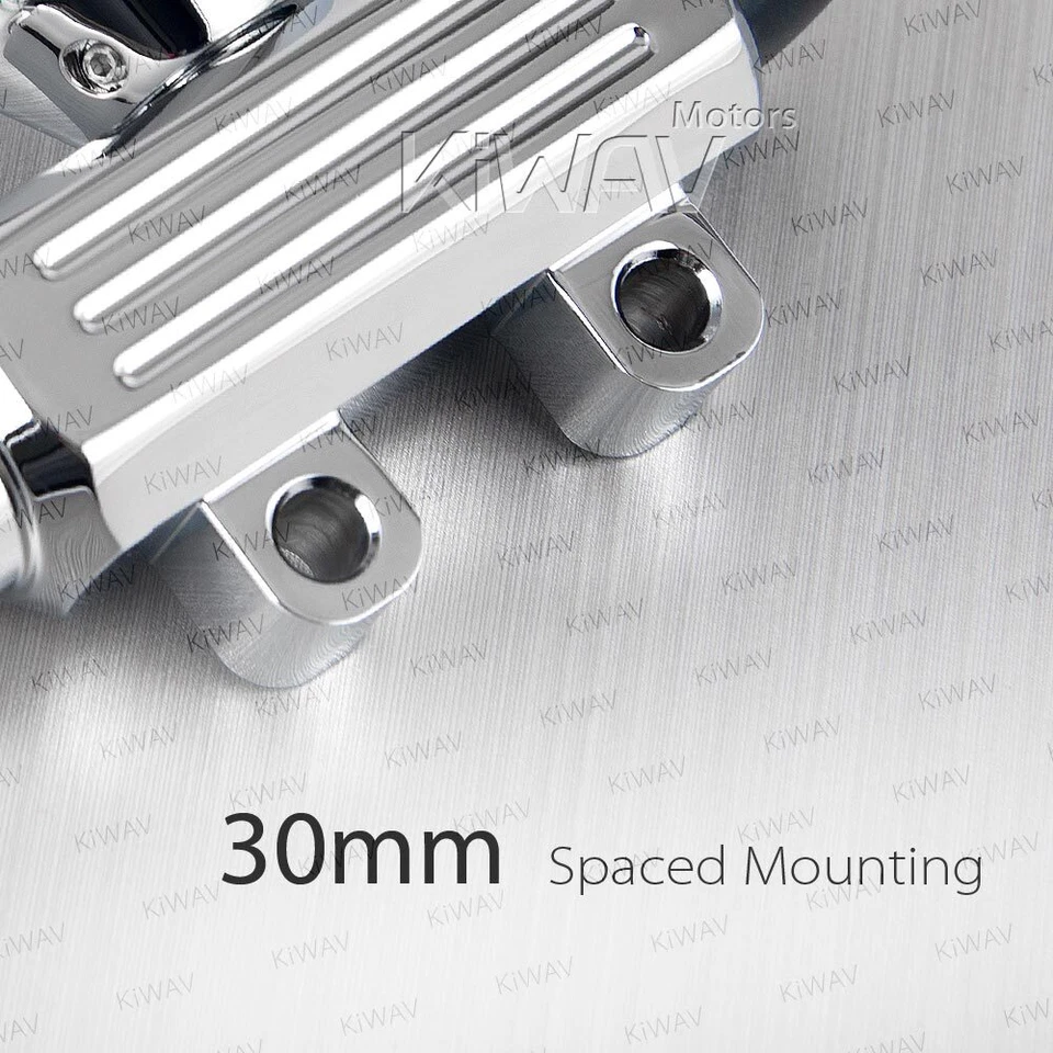 VAWiK Rear Master Cylinder 9/16"Bore chrome Billet Aluminum Custom Retro Style ε - Изображение 4 из 4