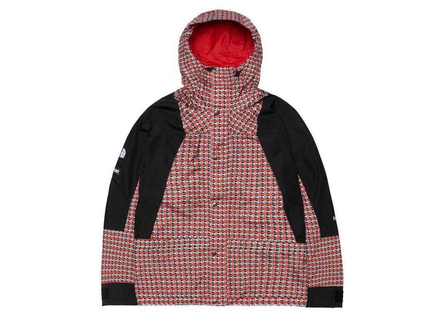 Supreme The North Face Studded Mountain Light Jacket Red | eBay