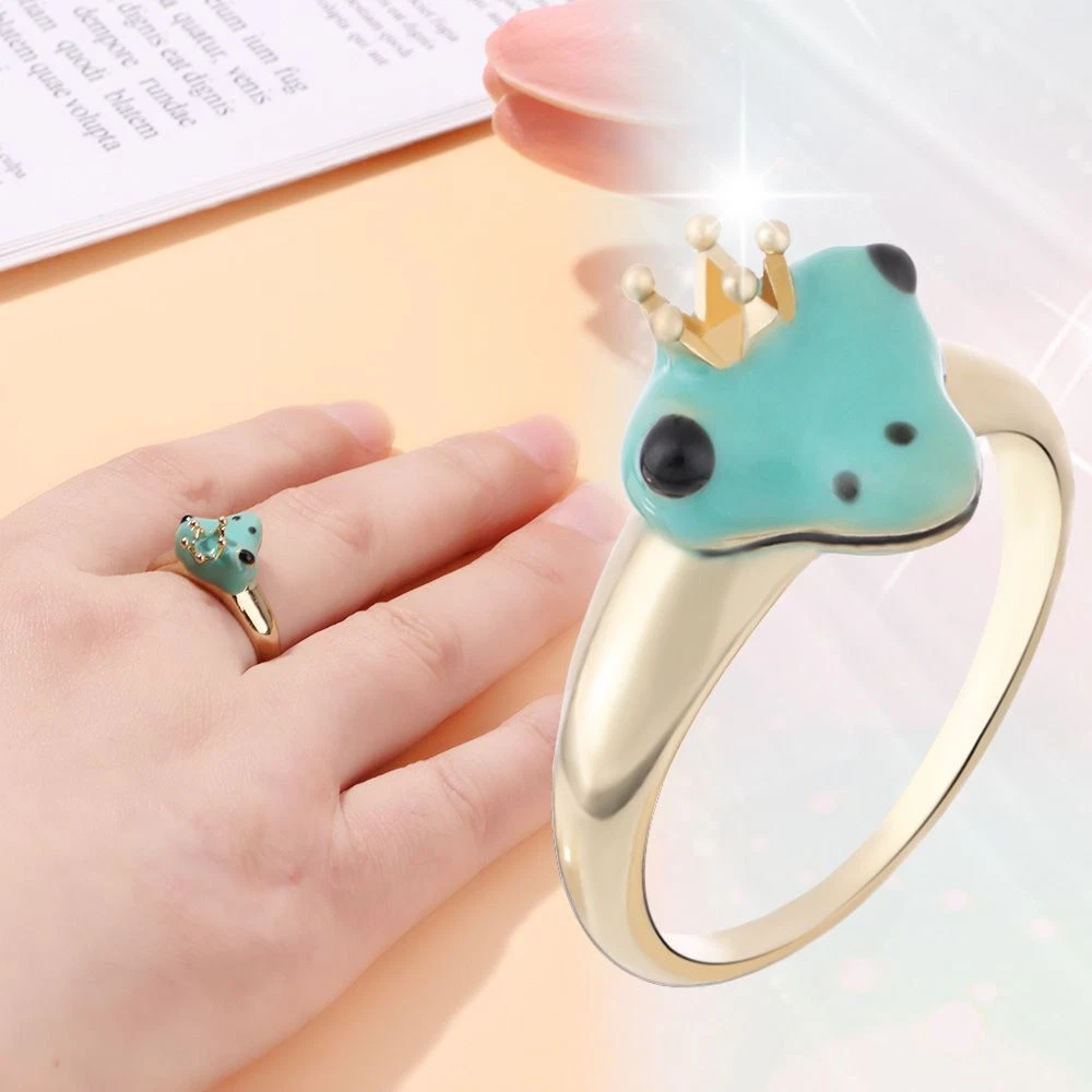 Single Men and Women s Universal Animal Shape Frogs Toad Ring Frog