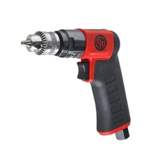 Chicago Pneumatic 1/4" Air Drill, Keyed Chuck, Pistol Handle, 0.31 HP / 230 W