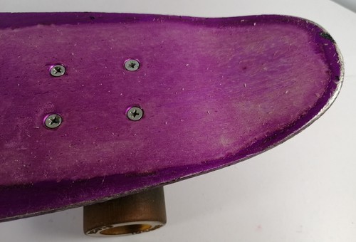 Rare Vintage Banzai Purple Aluminum/Aluminium Skateboard - 1970s, with OG Slicks - Picture 3 of 16