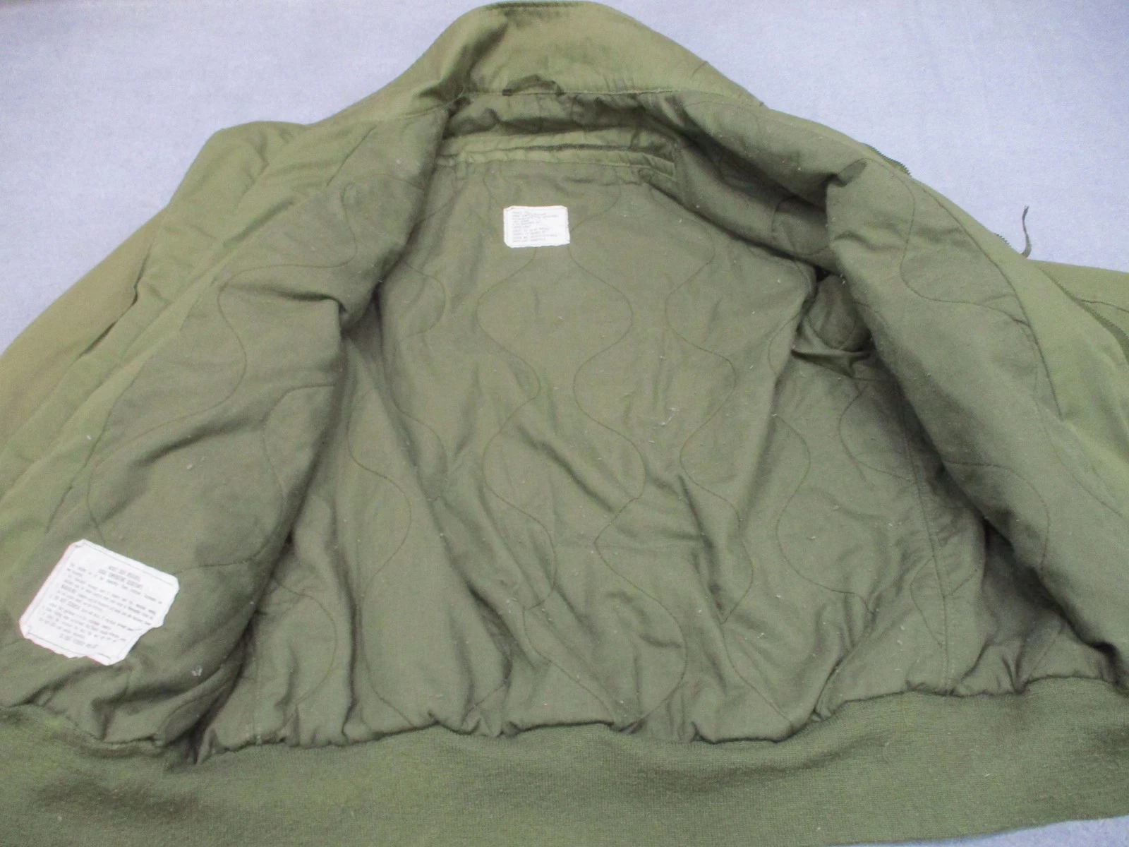 Vintage Alpha Industries CWU-45/P Flight Jacket Cold Weather Aramid Large Long - product detail image 7