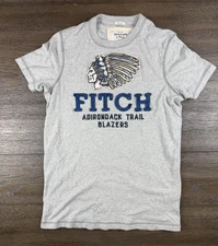 Vtg Y2K Abercrombie & Fitch Muscle Adirondack Short Sleeve Muscle Shirt Size M