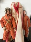 Vintage 1964 G.I. Joe 2 action  Pilots With Some Accessories Good Condition BIN!