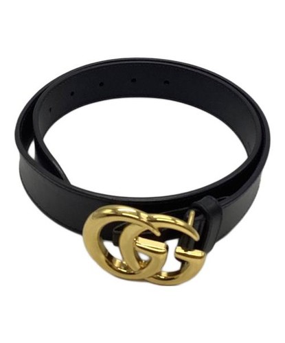 GUCCI                    Double G Belt black 414516