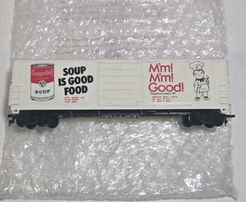 Life Like 50’ Box Car HO Campbell’s Soup Billboard Advertising 1982 - Picture 2 of 5