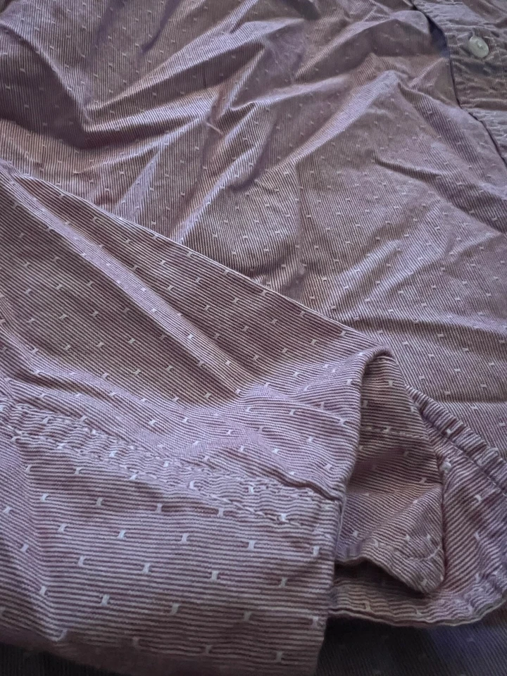 Camisa rosa con botones para hombre talla XL Foto 2 de 4