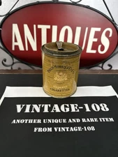 VINTAGE C PHILLIP MORRIS & CO HUMIDOR TOBACCO TIN Rare!