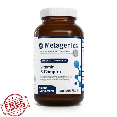 Metagenics Active B-Complex 180 Tablets Energy Metabolism Stress Relief