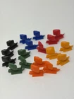 Vtg Conquest of the Empire Milton Bradley 1984 Replacement Ships 3 Of Each Color