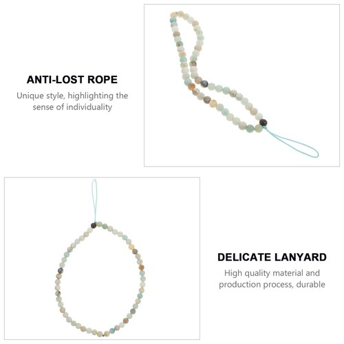 Stone Mobile Phone Lanyard Chain Strap Wrist for Cell Smartphone Rope - 第 7/12 張圖片