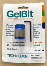 Stained Glass 1  Extra Fine Grinder Bit Head For Fusible Dichroic  Mirror Glass