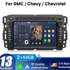 For Chevrolet GMC Buick Chevy CarPlay Android Car Radio Stereo GPS NAVI WIFI 64G