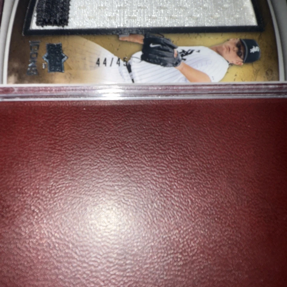 Parche 44/45 2009 Upper Deck Icons Lettermen Gavin Floyd White Sox (letra L) 🔥 Foto 3 de 3