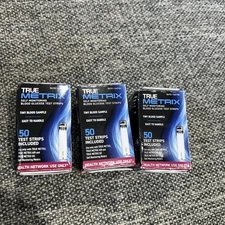 TRUEMetrix Blood Glucose Monitoring Test Strips 50ct(3 Pack) Exp 08/2026