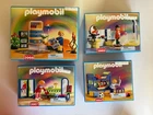Vintage Lot of 4 NEW Playmobil Sets for Modern House - Bedroom, Bathroom, Living