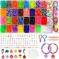 Loom BäNder Set 3600+ Bunte GummibäNder Kit FüR ArmbäNder Diy Mit