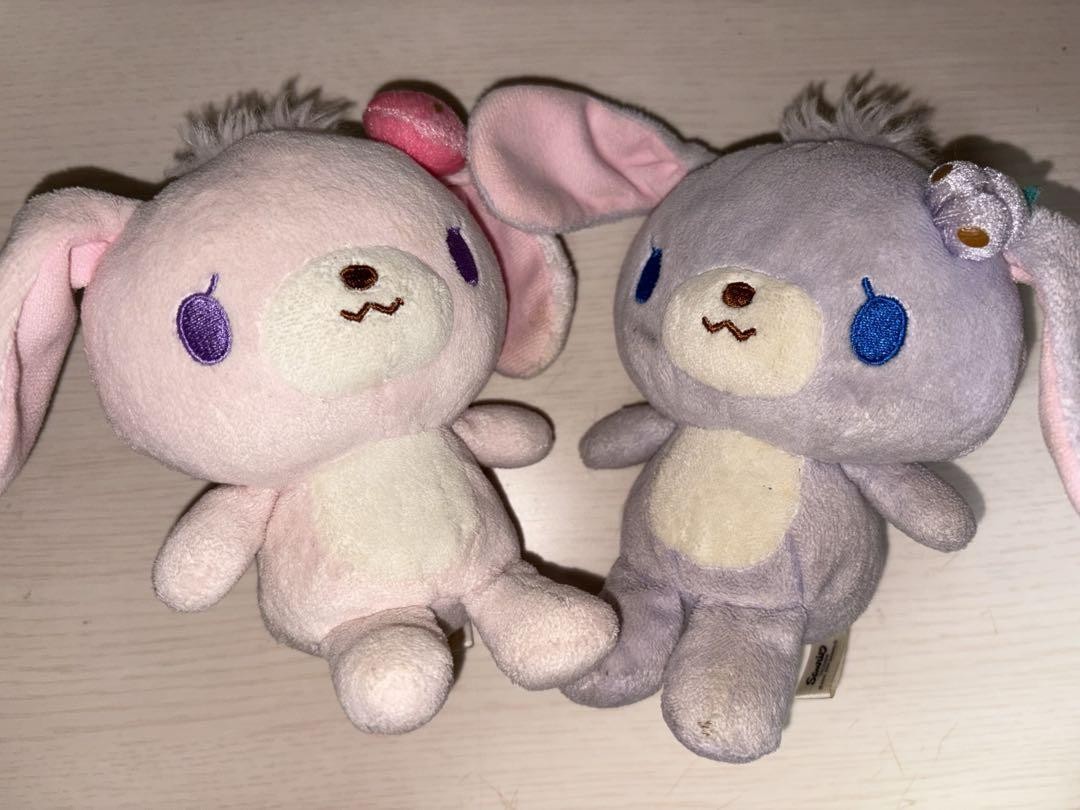 Sugarbunnies Strawberry Usa Blueberry Usa Plush Set Sanrio